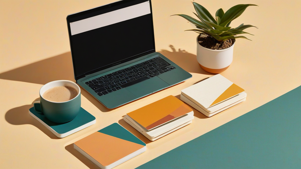 Underrated Claude prompts pinned above a solo founder workspace with laptop and notebook