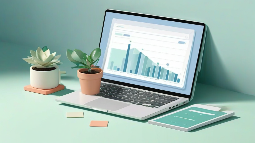 GA4 Looker Studio funnels dashboard with weekly AI summary email on a laptop screen